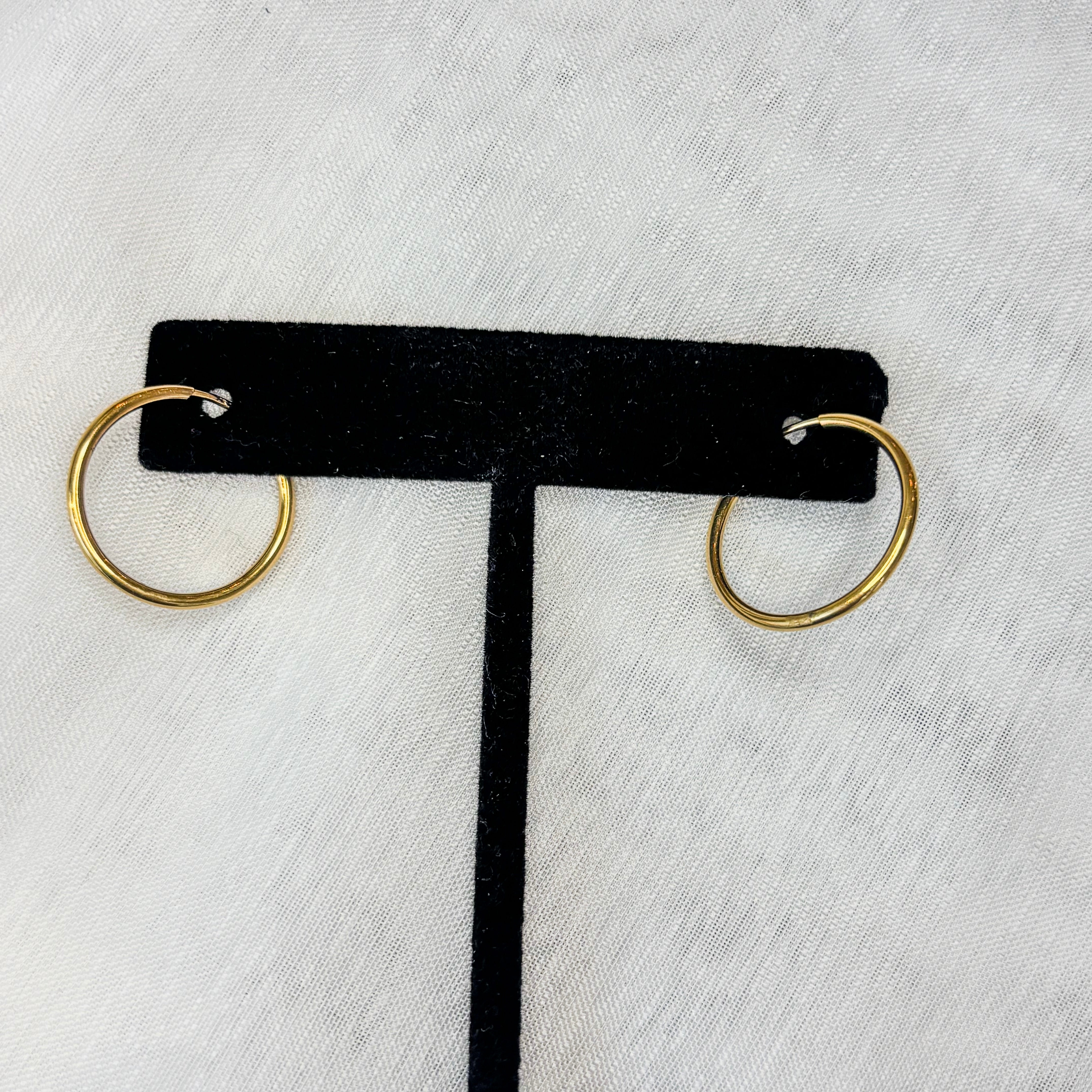 Oorbellen Hoops 14k Goud 1.24g