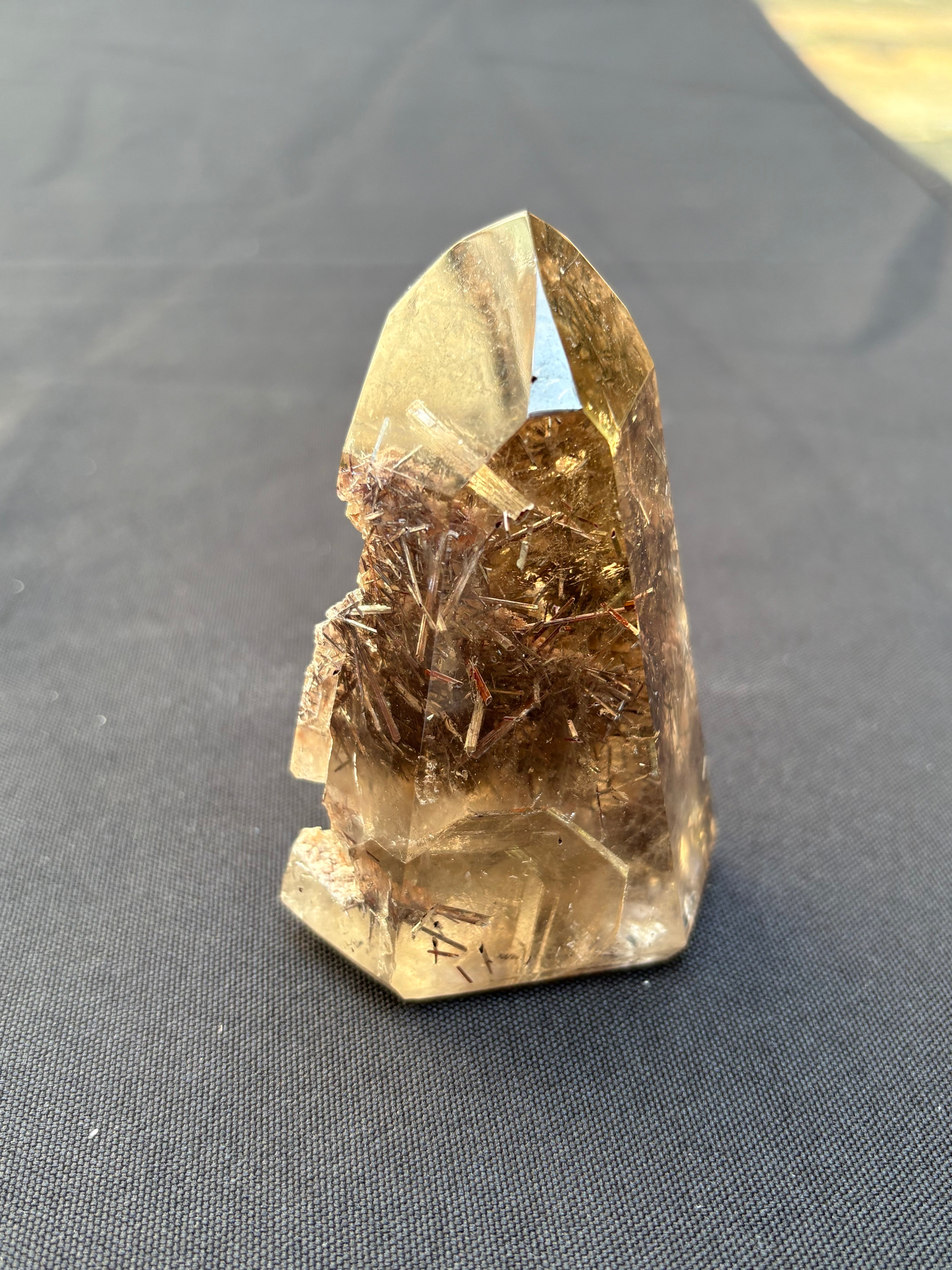 Pink Smoky Quartz Point - Crystal