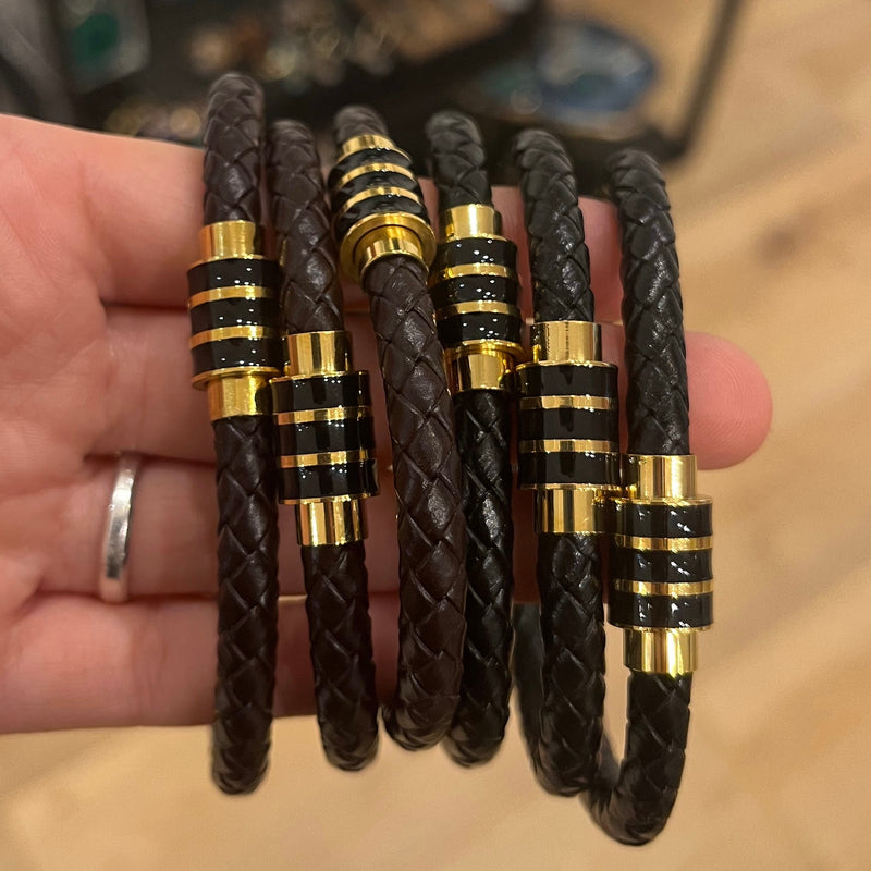 Male Rope Bracelet Leather