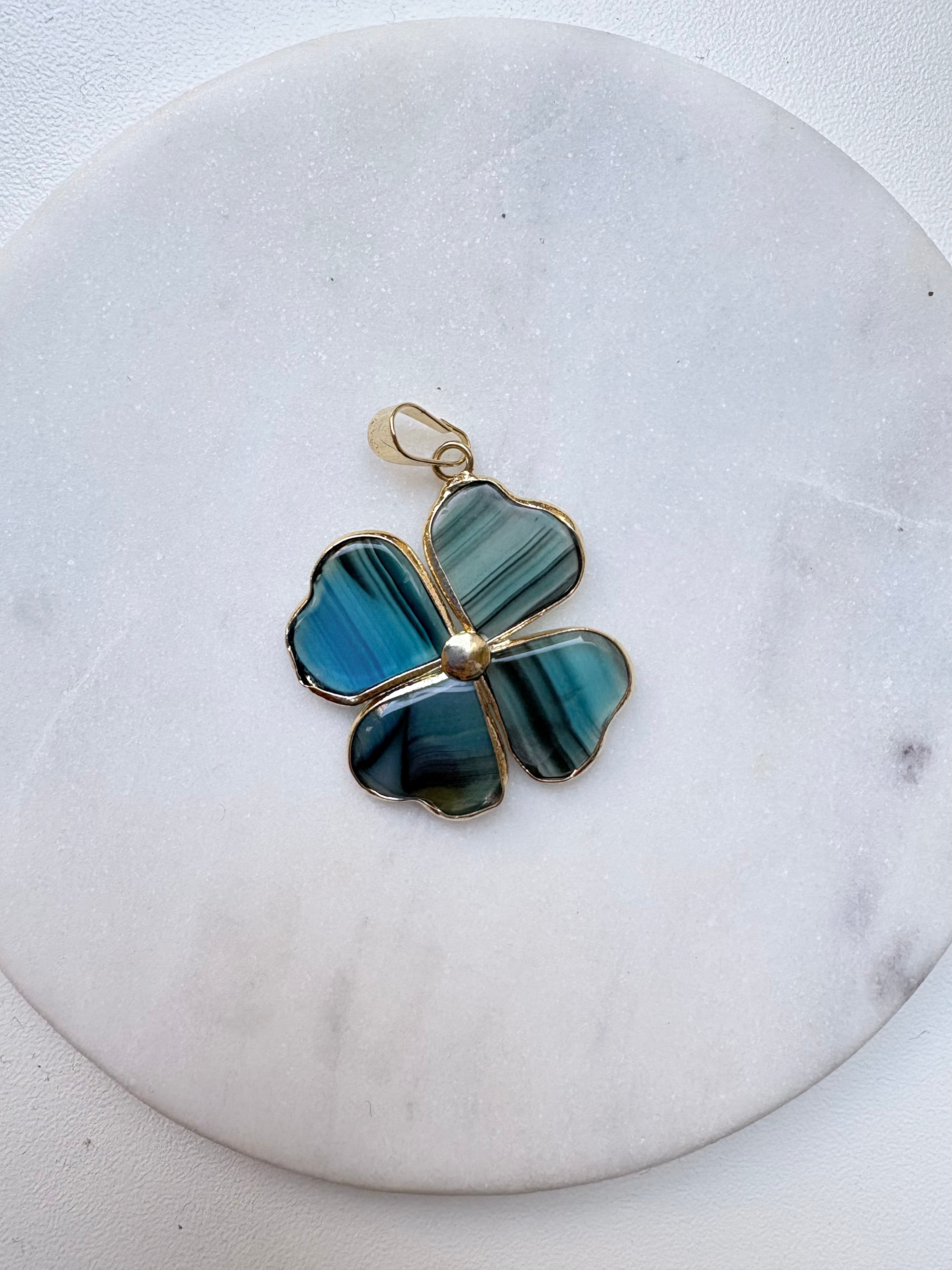 Lucky Leaf - Pendants - Various Stones