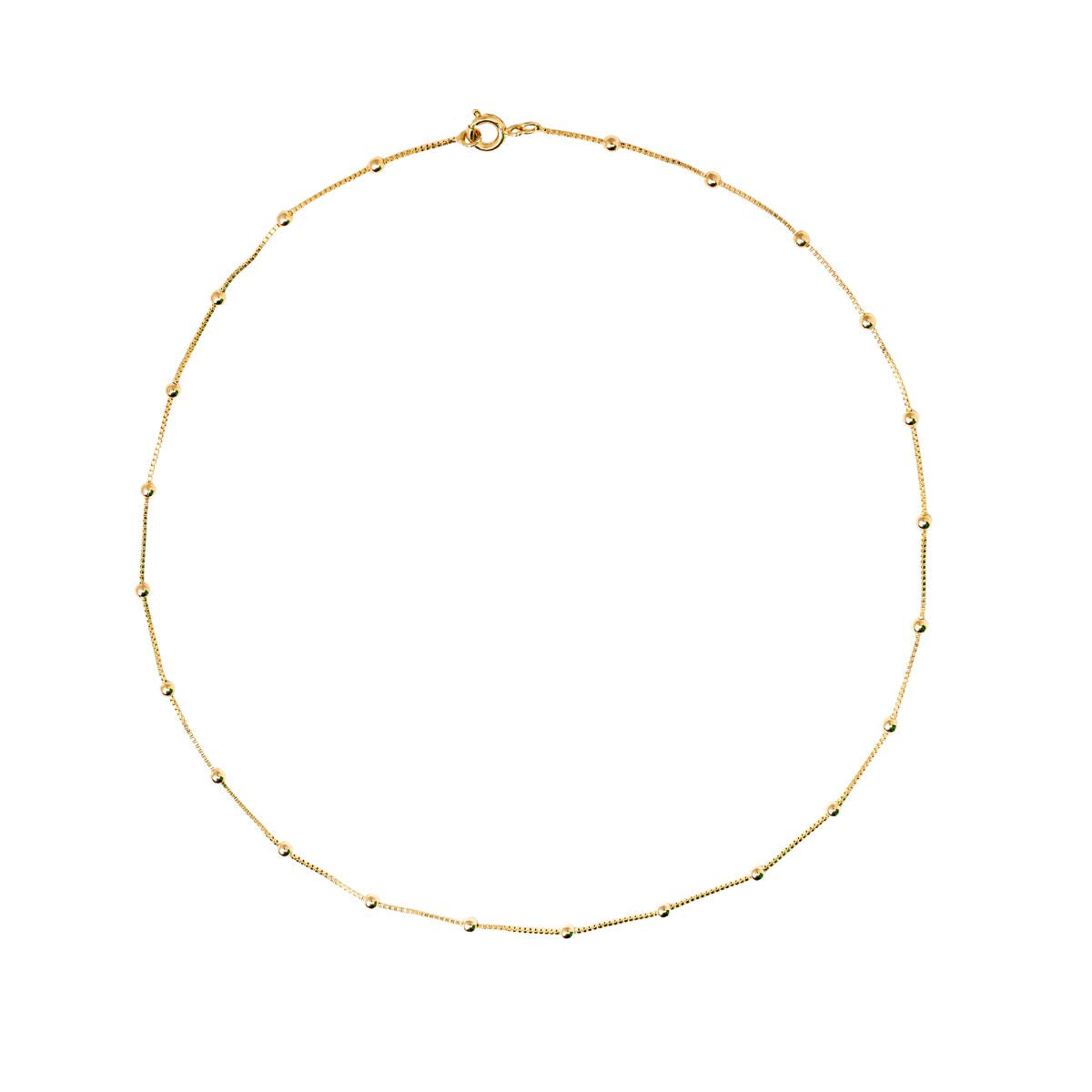 Dotted Chain - Necklace - 18k Gold Plated