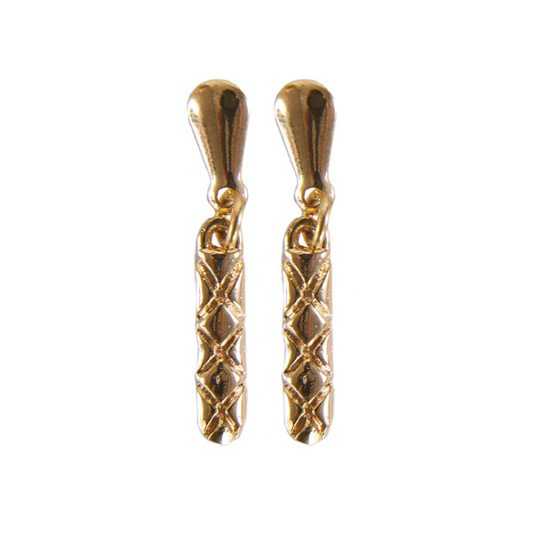 Golden Bars - Earrings - Gold Plated