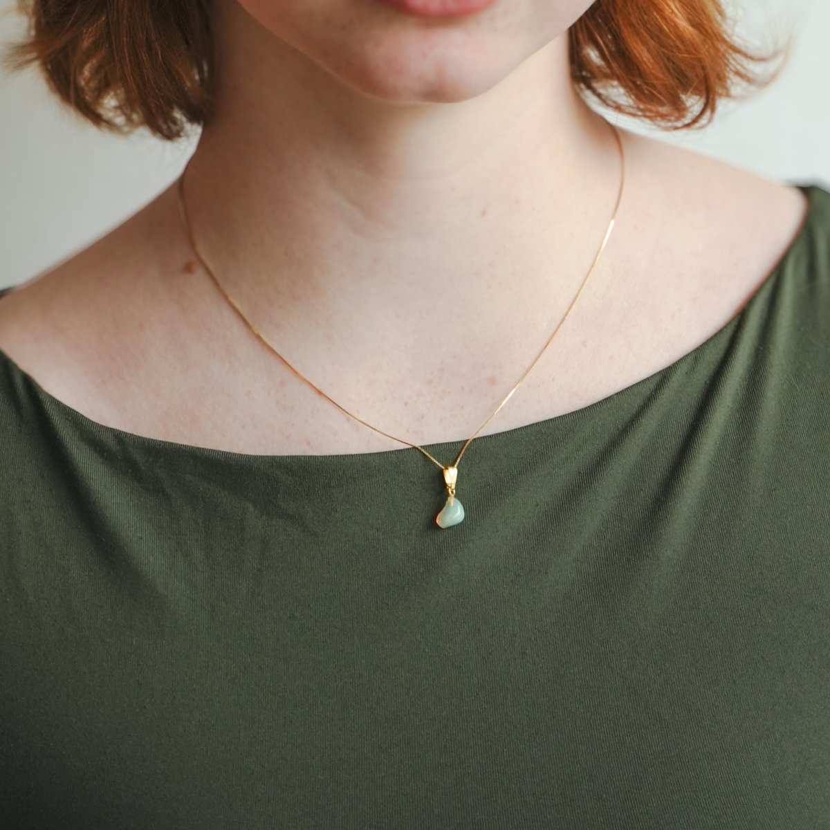 Opal Mini Pendant - Gold Plated