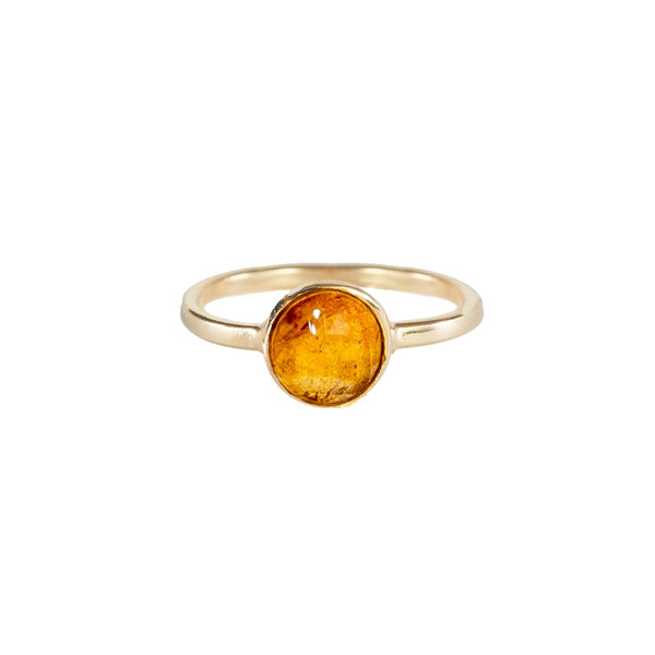Citrine - Briolette Ring - Gold Plated