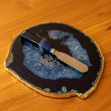 Agate Cheese Plate with spatula