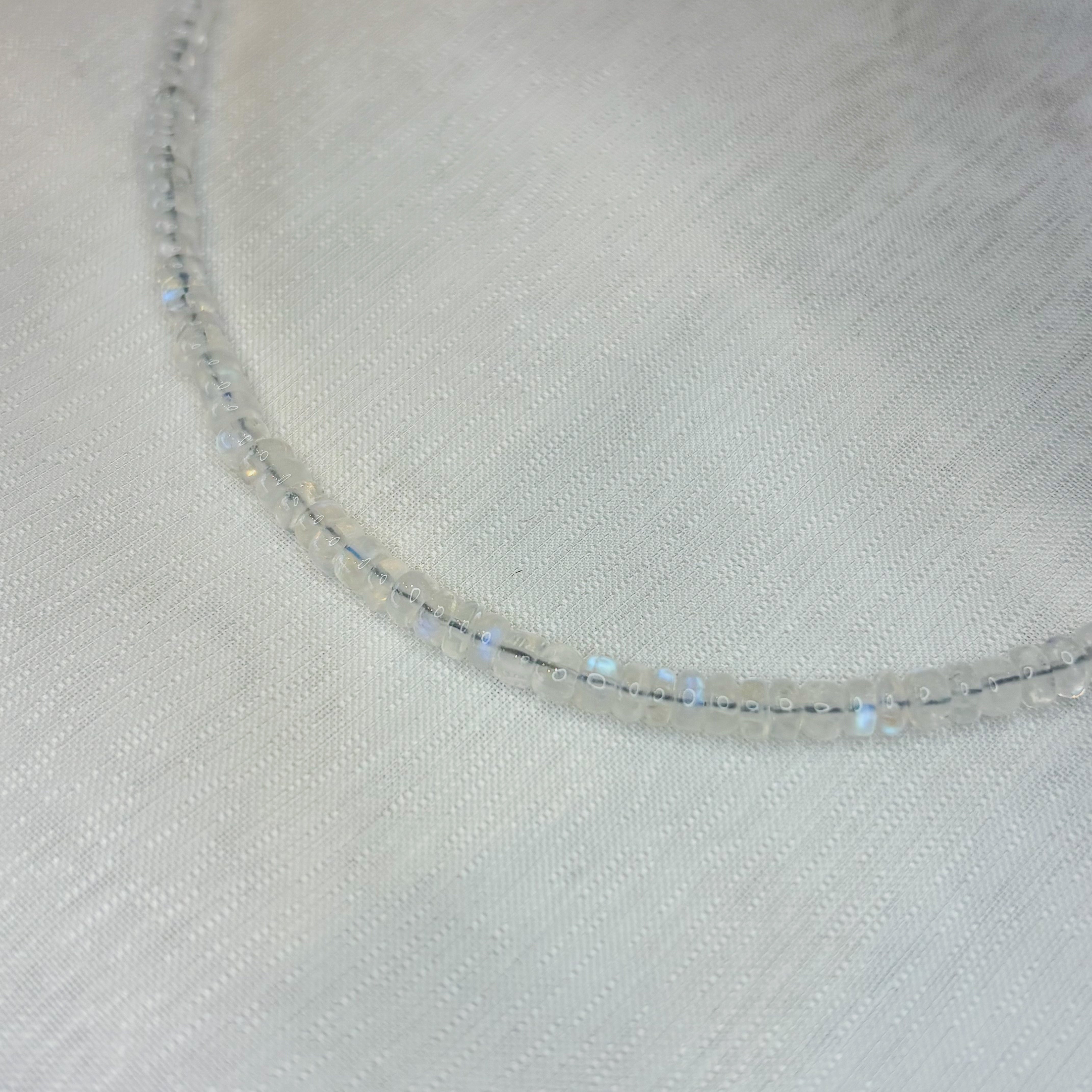 Moonstone Beaded Necklace