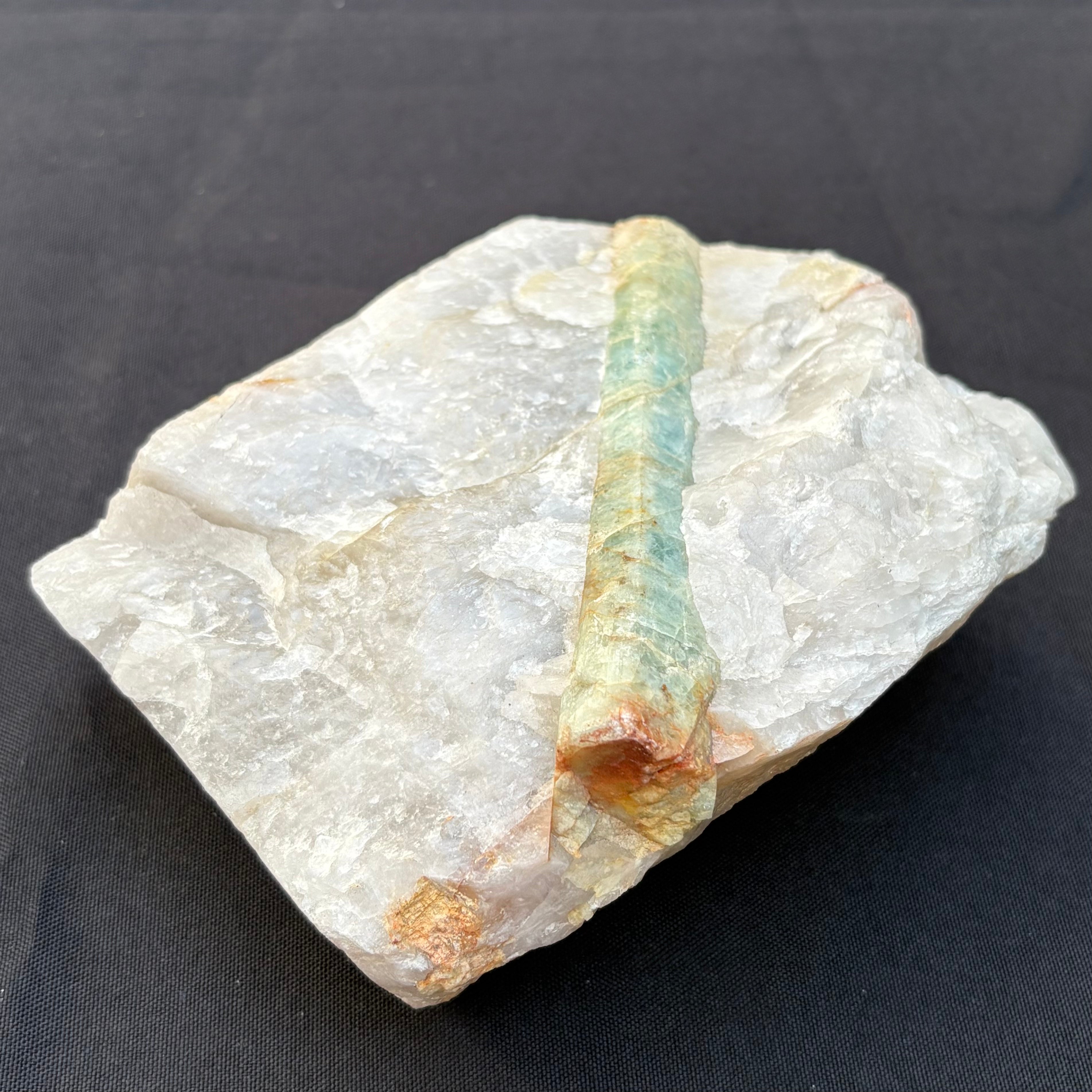 Aesthetic Aquamarine Crystal on Matrix – Outstanding Visibility
