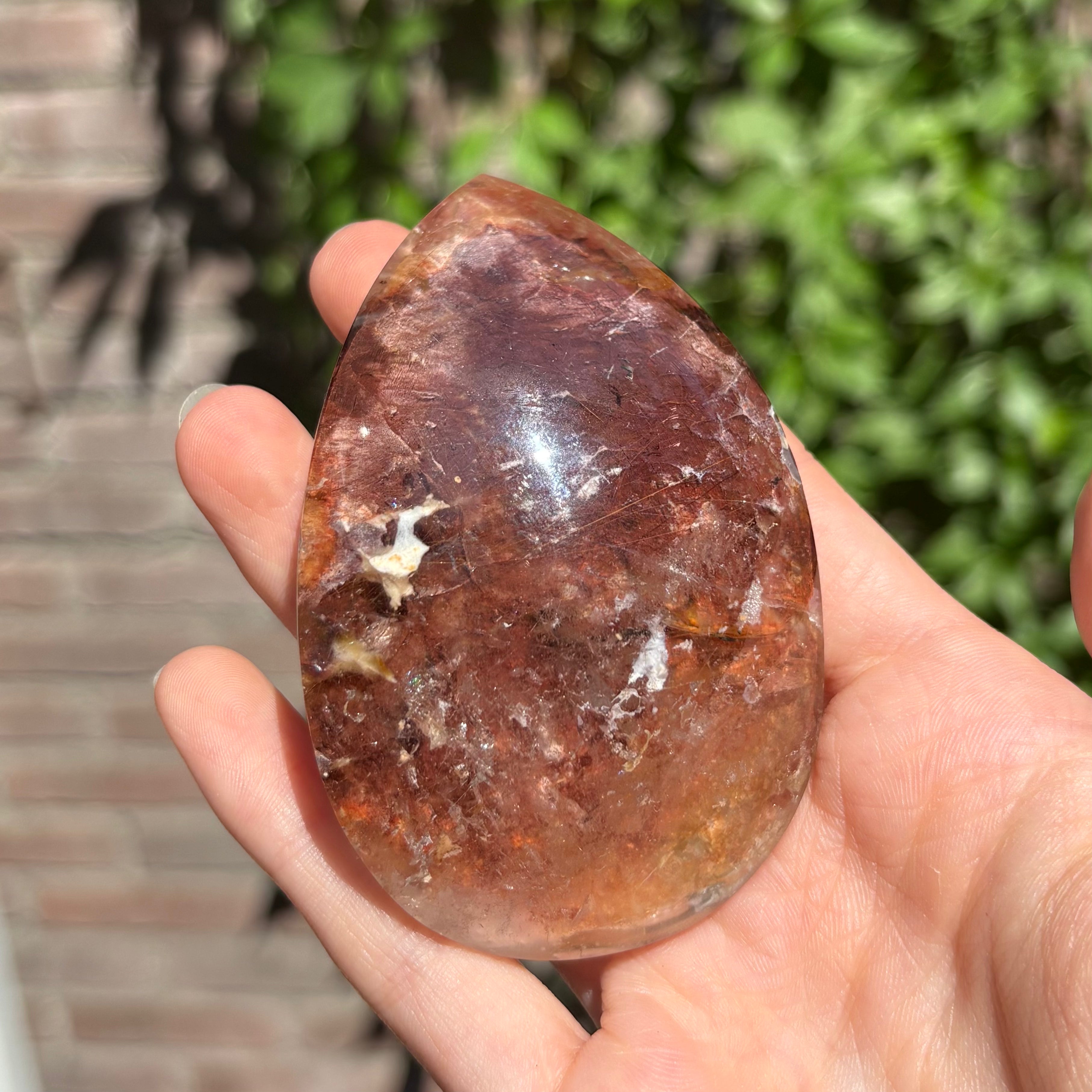 Natural Fire Quartz - Crystal