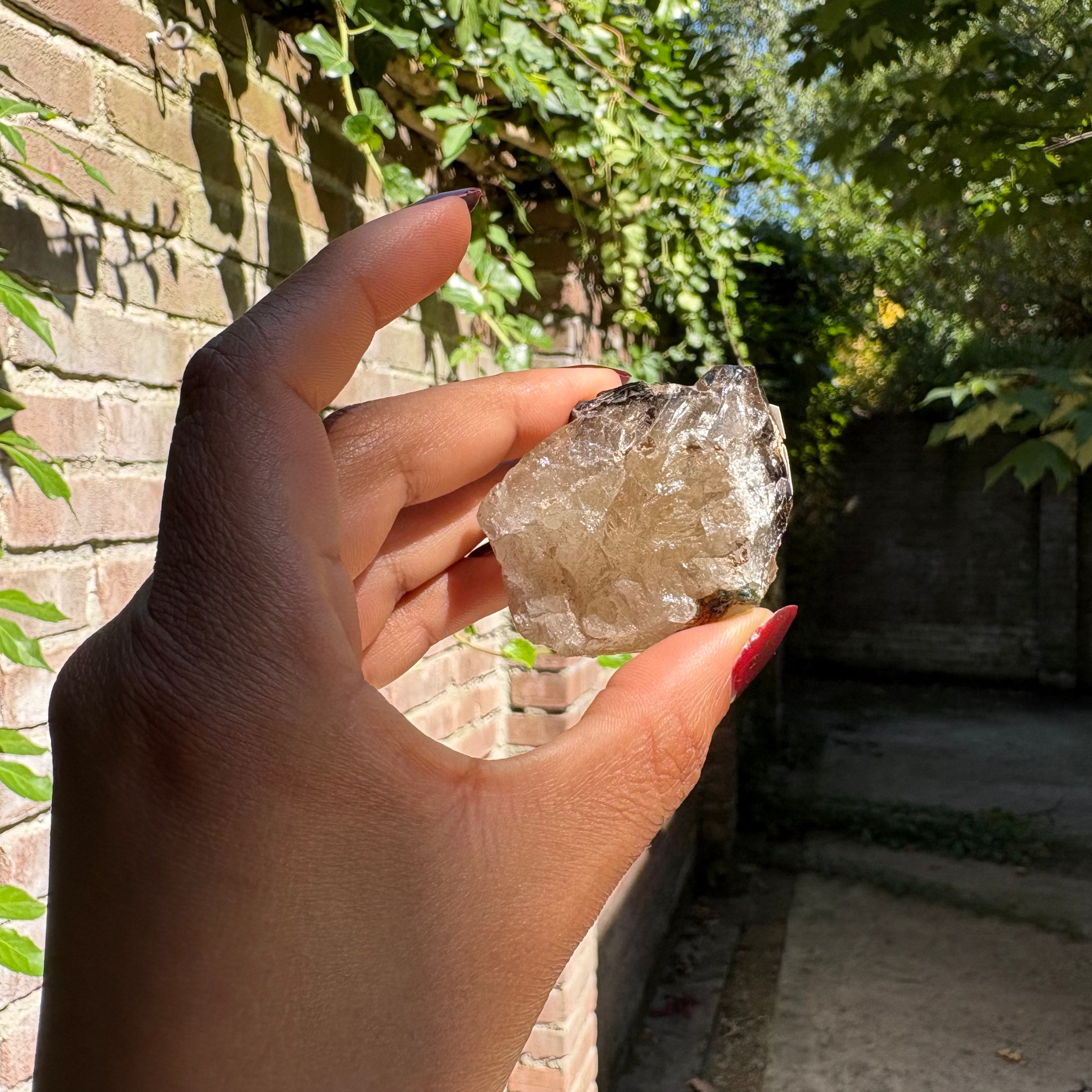 Natural Elestial Quartz - Crystal