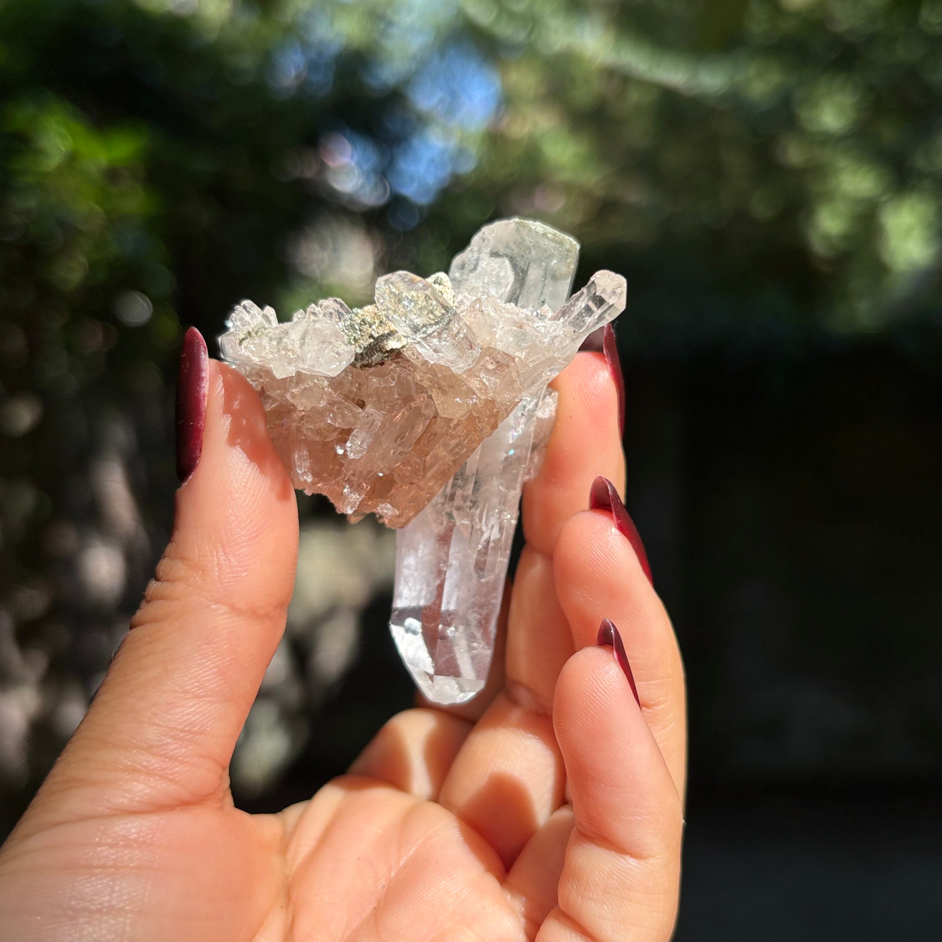 Pink Lithium Druzy - Crystal