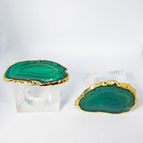 Napkin Accessory - Agate Brown and Green