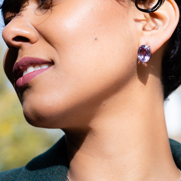 Amethyst earrings 