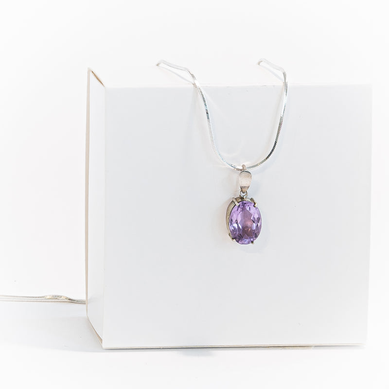 Protection Amethyst Pendant - Silver 925