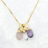 Golden Triangle Necklace - 18k Gold Plated