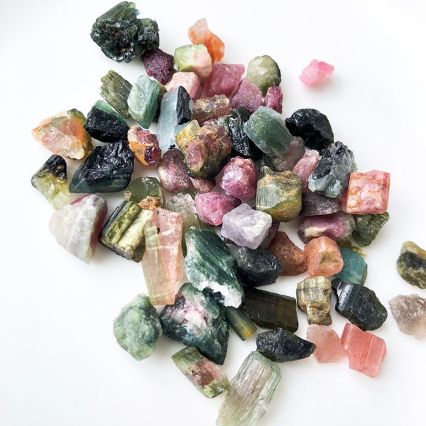Watermelon Tourmaline - Package with little stones