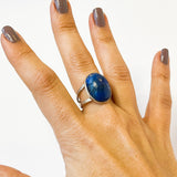 Zelfbewustzijn Lapis Lazuli Ring - Zilver Sterling