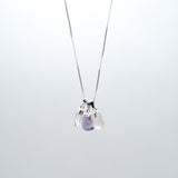 Golden Triangle Necklace - Silver