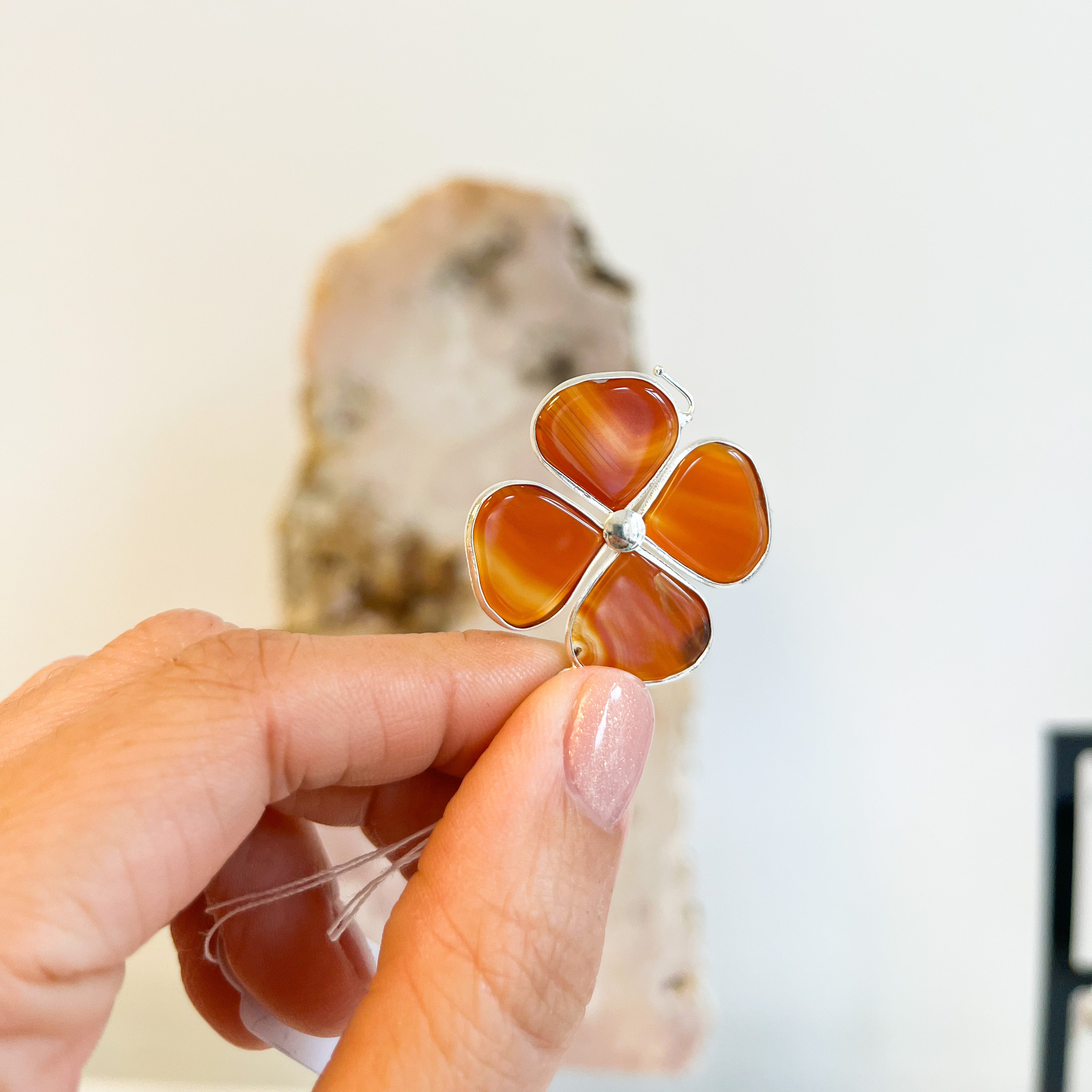 4 Leaves Clover Pendants - Silver Plated