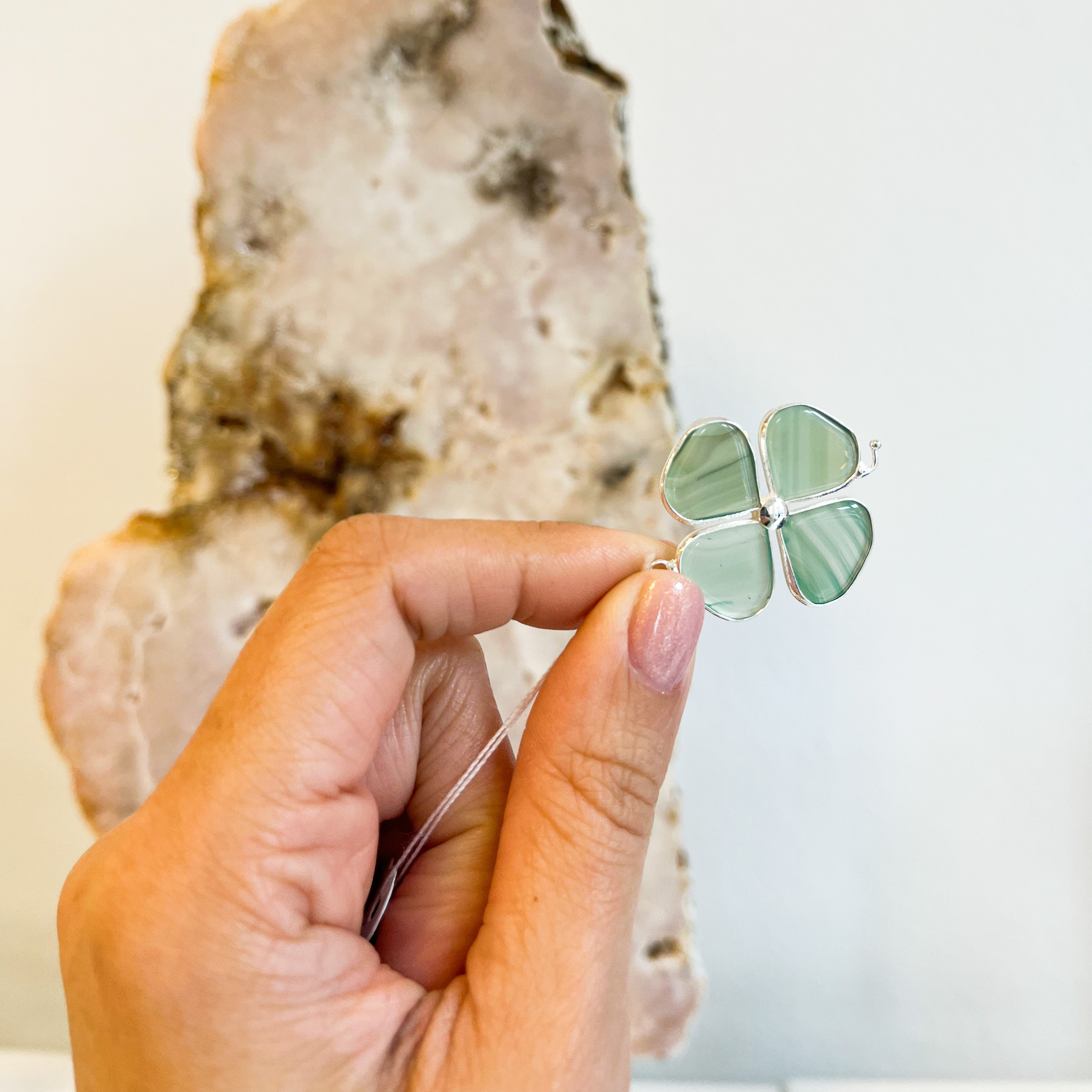 4 Leaves Clover Pendants - Silver Plated