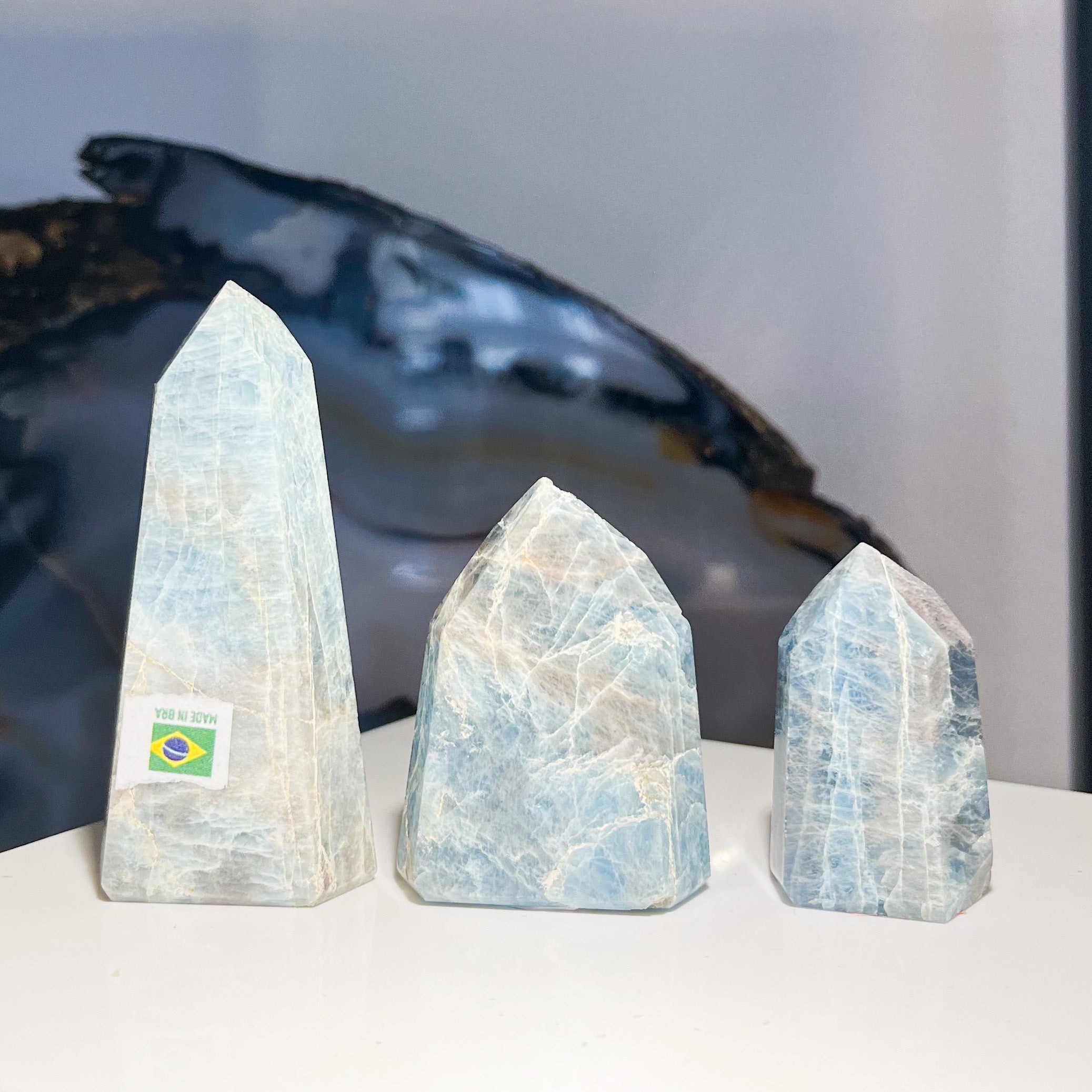 Aquamarine Crystal Points - Various Sizes