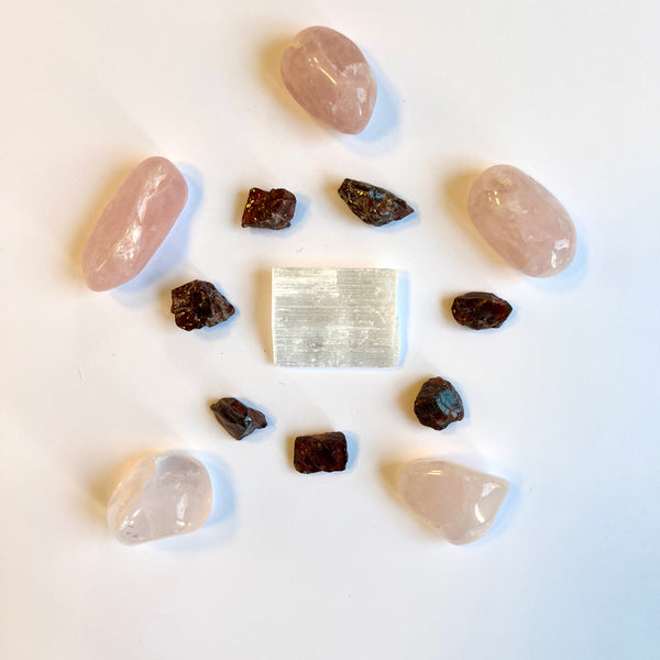Crystal Grid for GRATITUDE and SELF LOVE