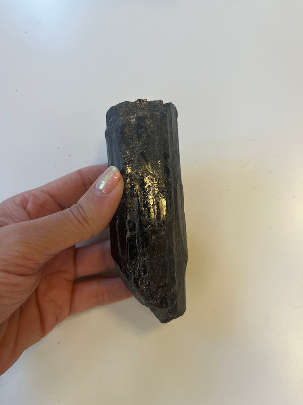 Black Tourmaline Crystal - Rough stones