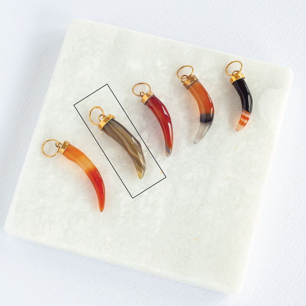 Agate Pepper - Pendants